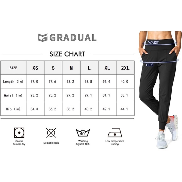 🌟G Gradual high waisted joggers🌟 - Picture 6 of 9